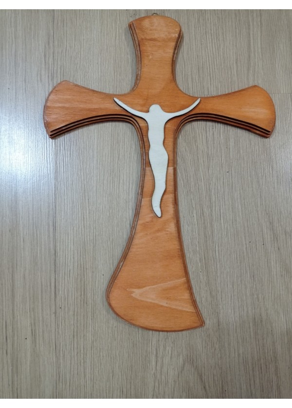 Leseni križ za na steno 40 cm
