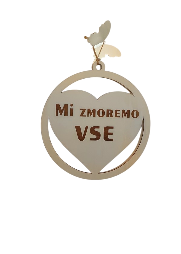 Srce za vrata ali steno - jaz zmorem