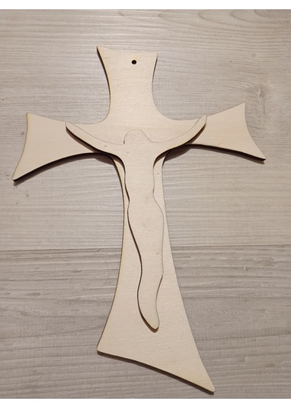 Križ za na steno - lesen
