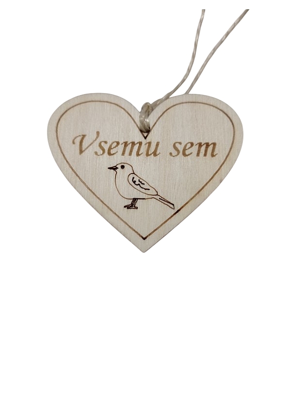 Vsemu sem kos - obesek